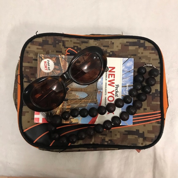 Puma khaki and orange handle lunch bag. Good used condition. - Picture 6 of 11